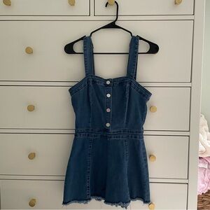 Hausen Size Small Denim Romper
